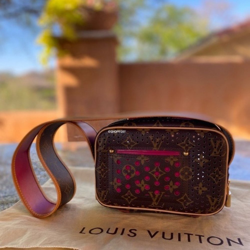 SOLD Louis Vuitton RARE Limited Edition Perforated Mini Trocadero Shoulder Bag - Picture 1 of 16
